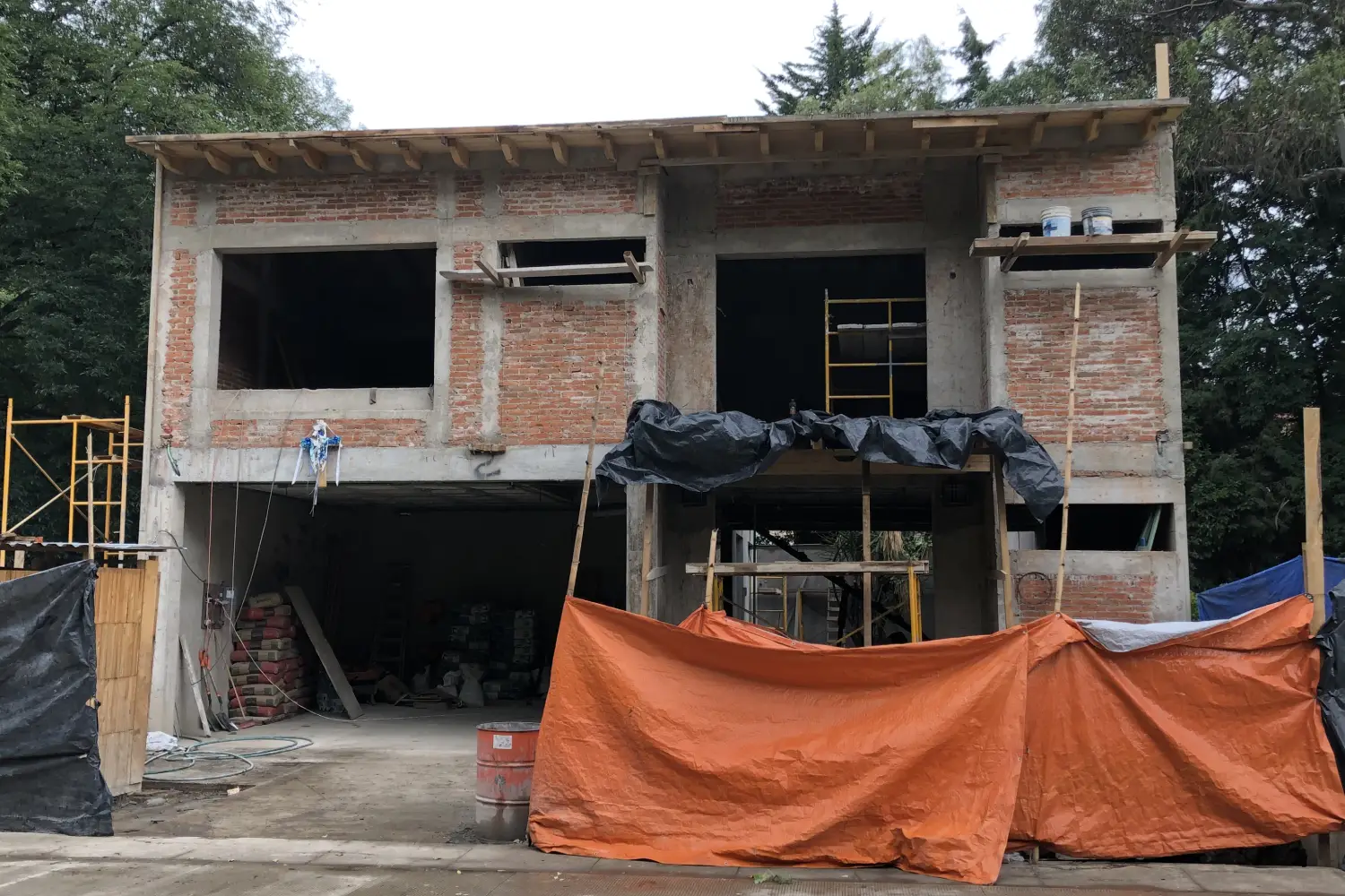 Vista arquitectónica del proyecto residencial Casa Atizap