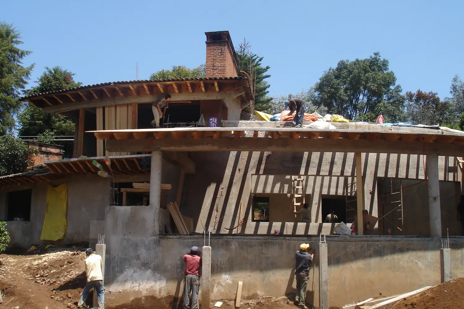 Casa contemporánea con enfoque artesanal